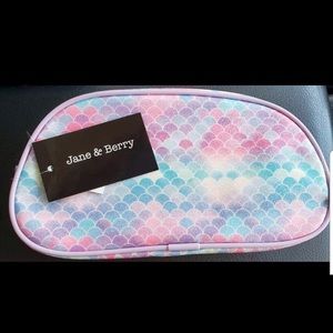 Jane and Berry mermaid scale makeup bag
